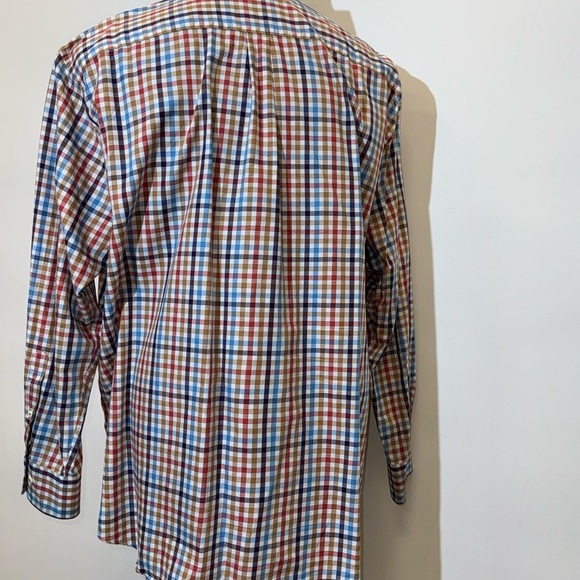 Peter Millar XXL Multicolor Gingham button up shirt: - Picture 4 of 7